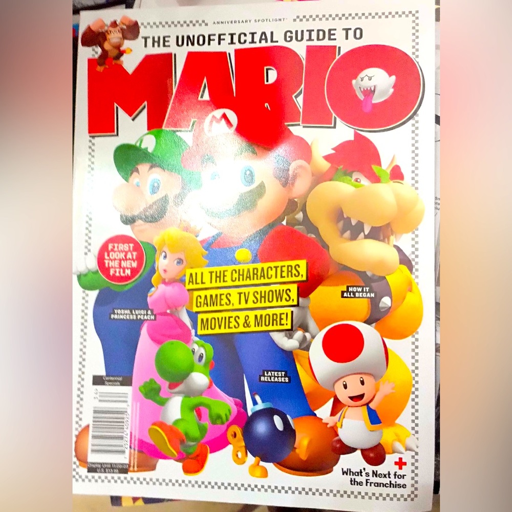 The unofficial guide to Mario limited edition magazine